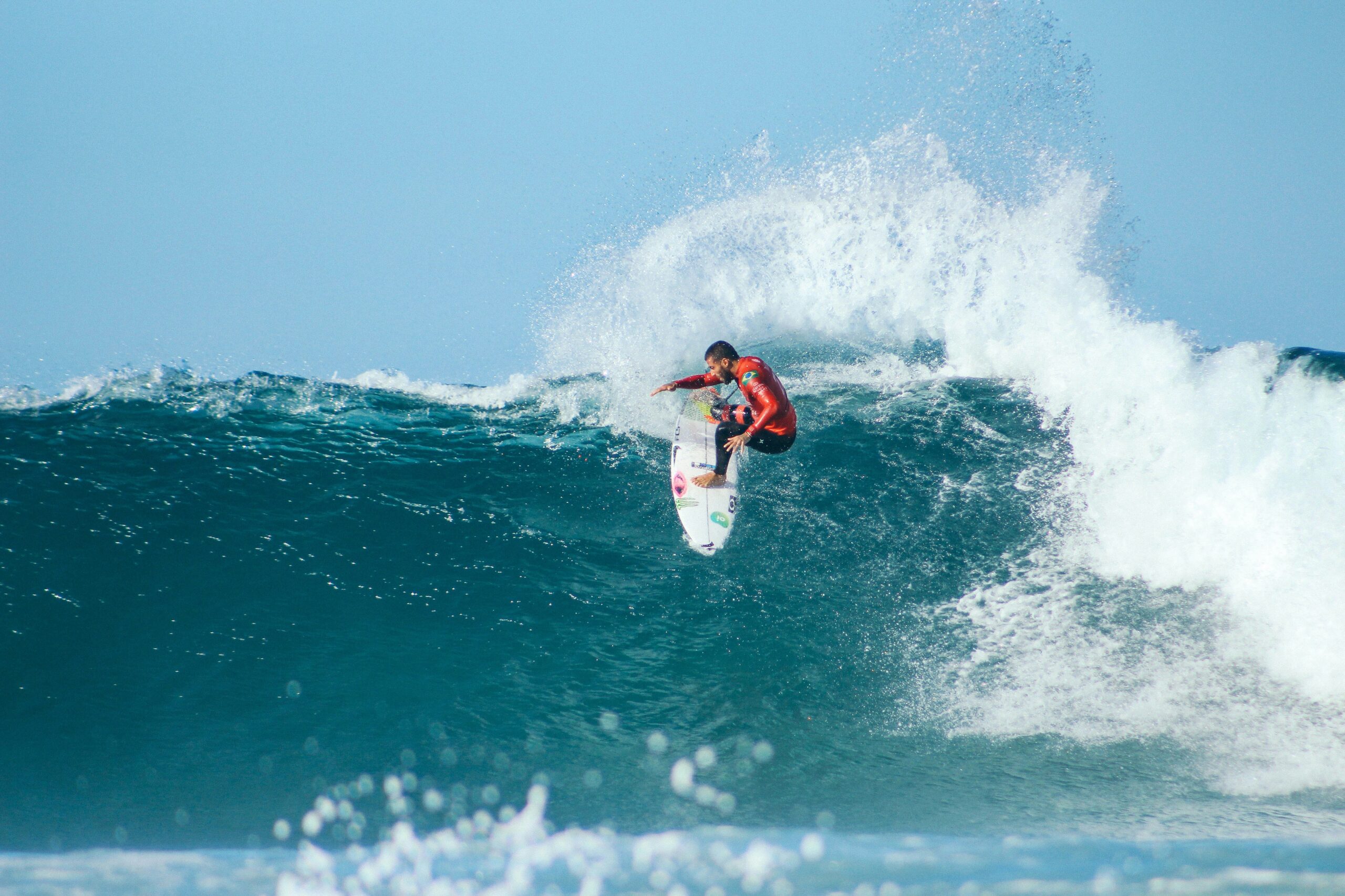 surfing waves